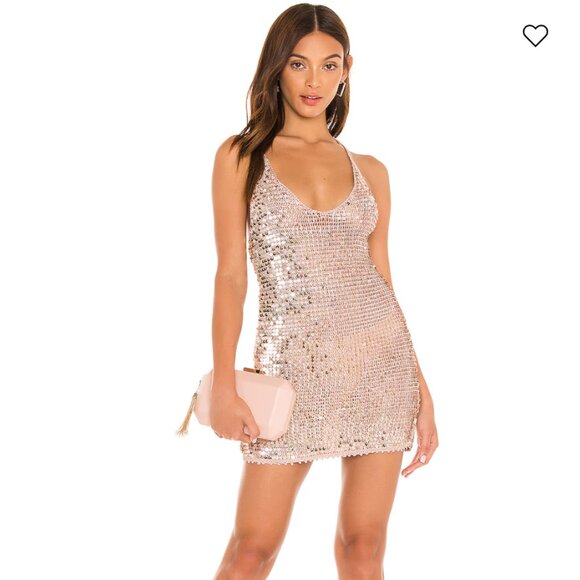 Retrofete Elliana Dress - Rose Gold - XS/S - Picture 1 of 4